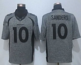 Nike Limited Denver Broncos #10 Sanders Men's Stitched Gridiron Gray Jerseys,baseball caps,new era cap wholesale,wholesale hats